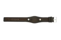 Horlogeband Fossil JR8130 Leder Bruin 10mm