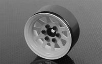 RC4WD OEM Stamped Steel 1.9 Single Beadlock Wheel (White) (Z-Q0082)