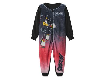 Kinder onesie Sonic (Zwart/rood, 122/128) Kinder onesie Sonic (Zwart/rood, 122/128)