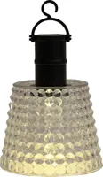Anna&apos;s Collection Solar hanglamp transparant 12,5 x 12,5 x 16 cm warm wit