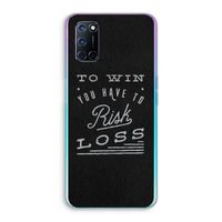 Risk loss: Oppo A92 Transparant Hoesje