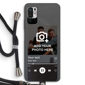 Music Player: Xiaomi Redmi Note 10 5G Transparant Hoesje met koord
