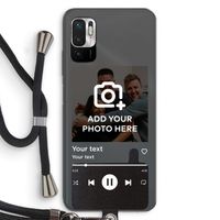 Music Player: Xiaomi Redmi Note 10 5G Transparant Hoesje met koord