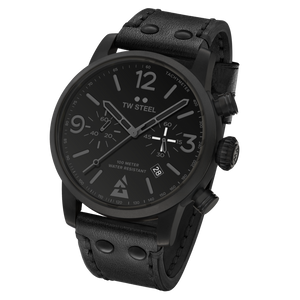 Horlogeband TW Steel MS99 Leder Zwart