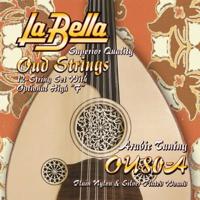 La Bella OU80A Nylon & Silverplated Snarenset voor Arabic Oud (12-Snarig)