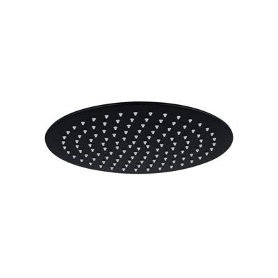 Fortifura Calvi Hoofddouche - 25cm - rond - 7mm - zwart mat SW720553