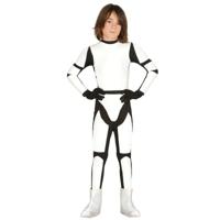 Space trooper verkleed kostuum - kinderen - wit - Ruimte ranger - astronaut
