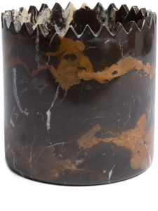 Editions Milano petit vase Triangoli (15cm) - Noir