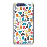Kleurrijke katten: Honor 9 Transparant Hoesje