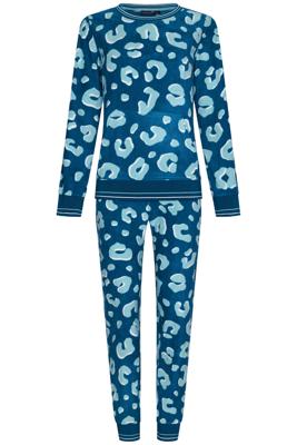 Warme fleece pyjama panterprint Rebelle