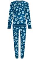 Warme fleece pyjama panterprint Rebelle