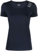 Ea7 Emporio Armani t-shirt à logo imprimé - Bleu - thumbnail