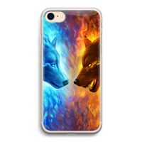 Fire & Ice: iPhone 7 Transparant Hoesje