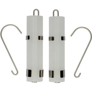 2x stuks Radiator luchtbevochtigers/waterverdampers - glas - 23 cm