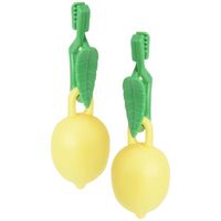 Excellent Houseware Tafelkleedgewichten citroenen - 8x - geel - kunststof - Tafelkleedgewichten - thumbnail