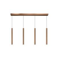 Lucide LORENZ Hanglamp 4xGeïntegreerde LED - Roest bruin