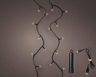 Basic duracharge lights 100 lamps klassiek warm