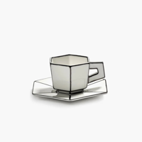 SERAX - Carte Blanche - Espressokop&schotel h7cm