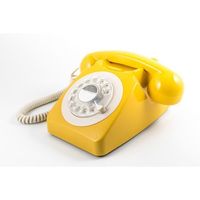 GPO Retro 746ROTARYMUS Telefoon met draaischijf klassiek jaren ‘70 ontwerp - thumbnail