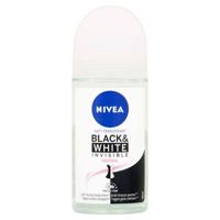 Nivea Deodorant roller invisible black & white clear 50 Milliliter