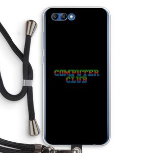 Retro: Honor 10 Transparant Hoesje met koord