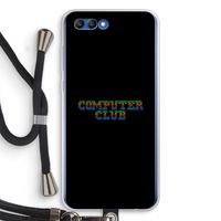 Retro: Honor 10 Transparant Hoesje met koord