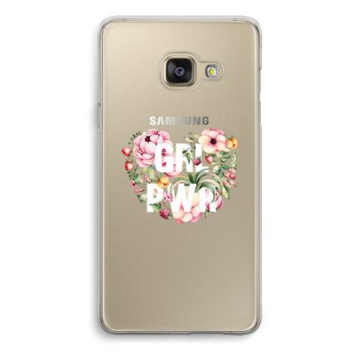 GRL PWR Flower: Samsung A3 (2017) Transparant Hoesje