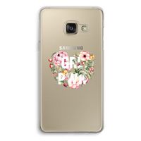 GRL PWR Flower: Samsung A3 (2017) Transparant Hoesje