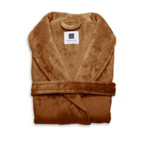 Luxe Badjas Pastel Kleuren Effen Copper Orange M Zo!Home - Dekbed-Discounter.nl