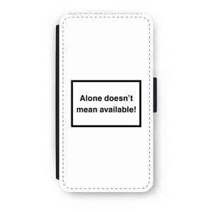 Alone: iPhone XS Flip Hoesje