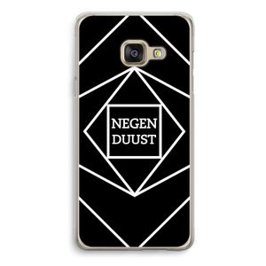 Negenduust geometrisch: Samsung Galaxy A3 (2016) Transparant Hoesje