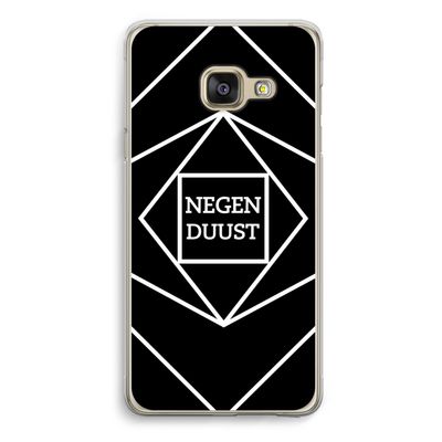 Negenduust geometrisch: Samsung Galaxy A3 (2016) Transparant Hoesje