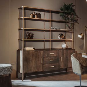 Tower Living Wandkast 'Belvedere' Mangohout, 200 x 180cm