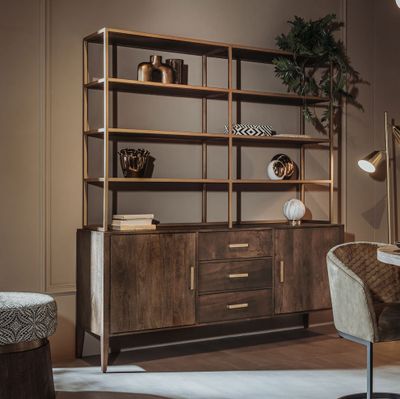 Tower Living Wandkast 'Belvedere' Mangohout, 200 x 180cm