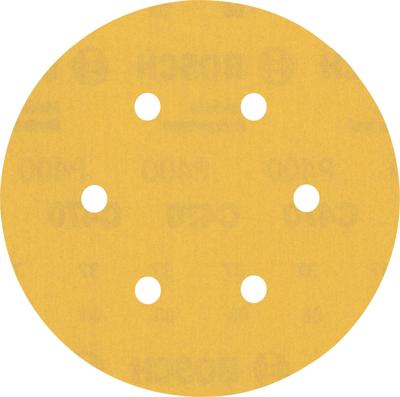 Bosch Accessoires Expert C470 schuurpapier voor excenterschuurmachines 150 mm, 6 gaten, K400 50-delig - 1 stuk(s) - 2608900925