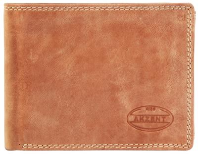 Heren portemonnee Leer Akzent Bruin Used Look