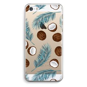 Kokosnoot roze: iPhone 5 / 5S / SE Transparant Hoesje