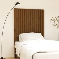 Wandhoofdbord 95,5x3x110 cm massief grenenhout honingbruin