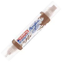 Acrylmarker edding e-5400 3D double liner hazelnoot