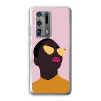 Yellow glasses: Huawei P40 Pro Plus Transparant Hoesje
