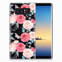 Samsung Galaxy Note 8 TPU Case Butterfly Roses