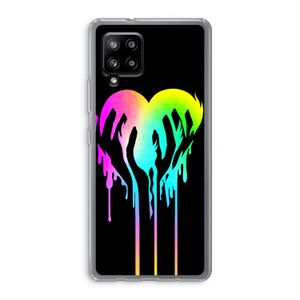 Hold My Heart: Samsung Galaxy A42 5G Transparant Hoesje