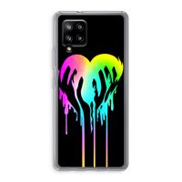 Hold My Heart: Samsung Galaxy A42 5G Transparant Hoesje