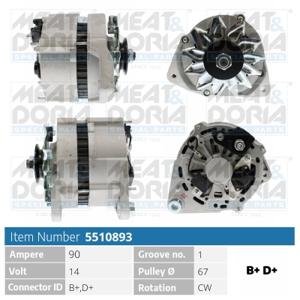 Meat Doria Alternator/Dynamo 5510893