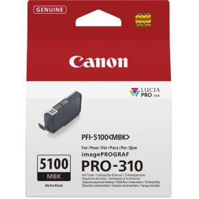 Canon PFI-5100 MBK inktcartridge 1 stuk(s) Origineel Mat Zwart