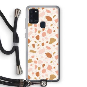 Terrazzo N°18: Samsung Galaxy A21s Transparant Hoesje met koord