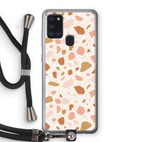 Terrazzo N°18: Samsung Galaxy A21s Transparant Hoesje met koord Terrazzo N°18: Samsung Galaxy A21s Transparant Hoesje met koord
