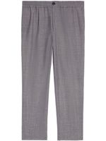 AMI Paris pantalon court en laine - Gris