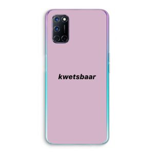 kwetsbaar: Oppo A92 Transparant Hoesje