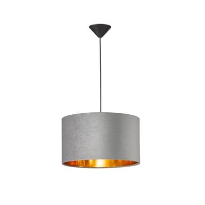 Fischer & Honsel HanglampAura grijs velvet - 60083